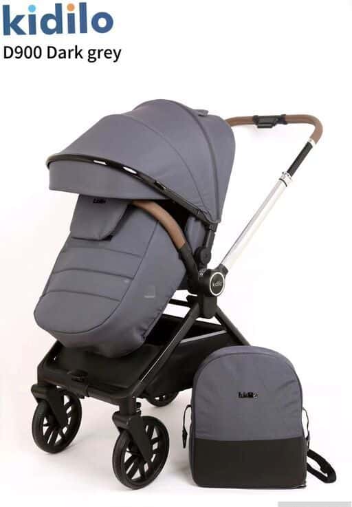 Unisex baby stroller, Black color - Tenderyard
