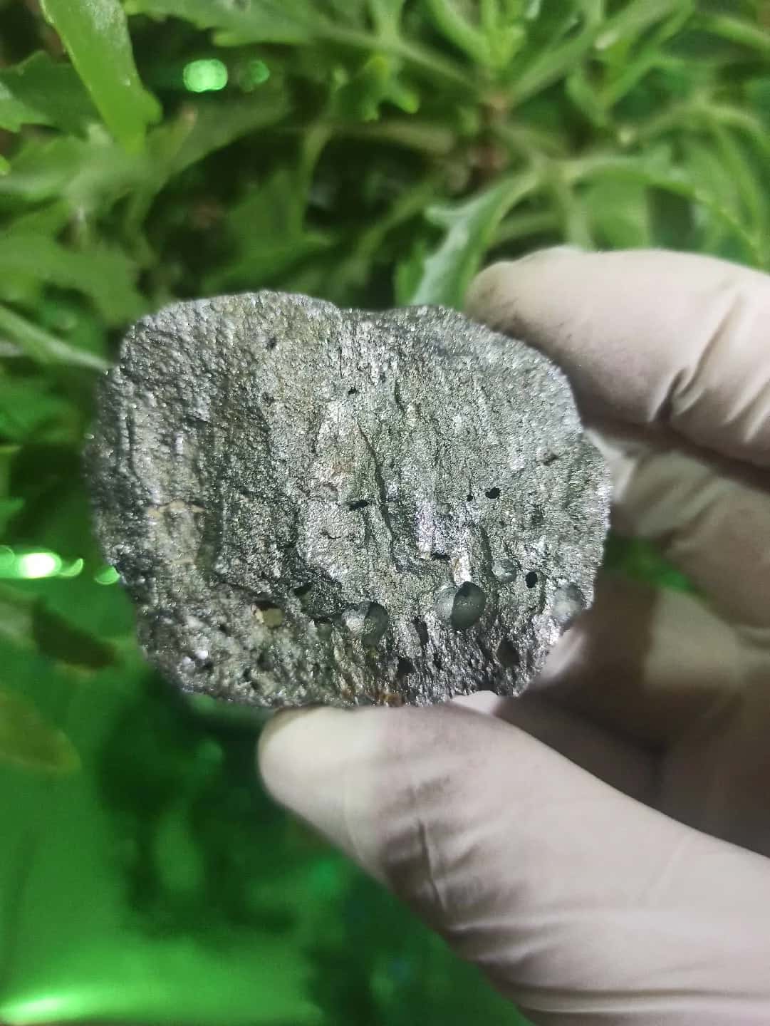 Bright golden-silver colored natural stone 💎 - Tenderyard