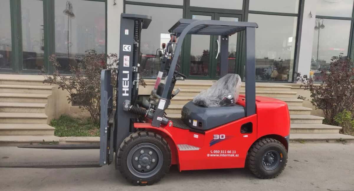 Diesel forklift Heli CPCD30, 3 tons, 2024 model - Tenderyard