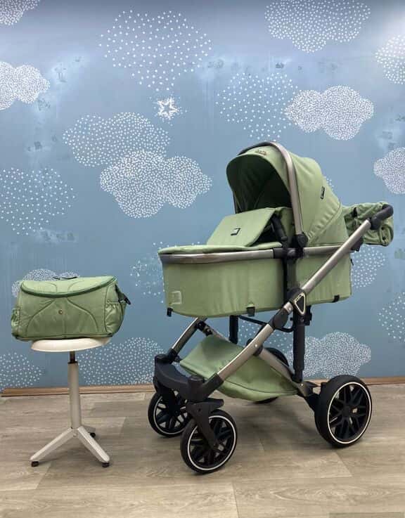 Unisex baby stroller, Black color - Tenderyard