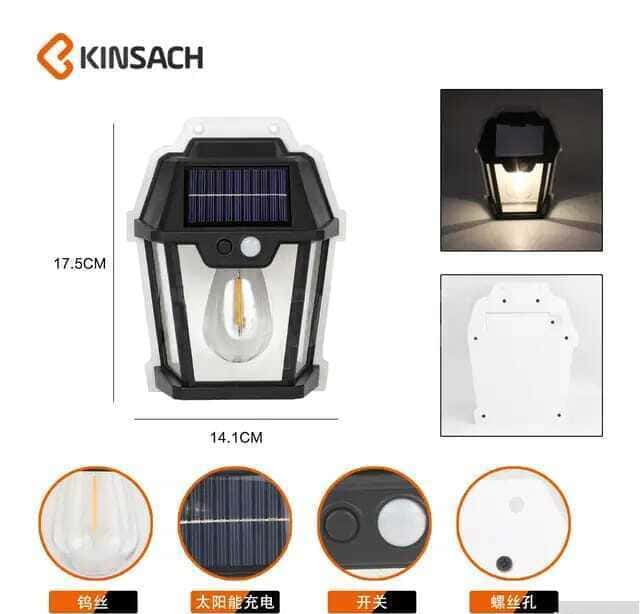 Solar-powered decorative lamp 18W - Tenderyard