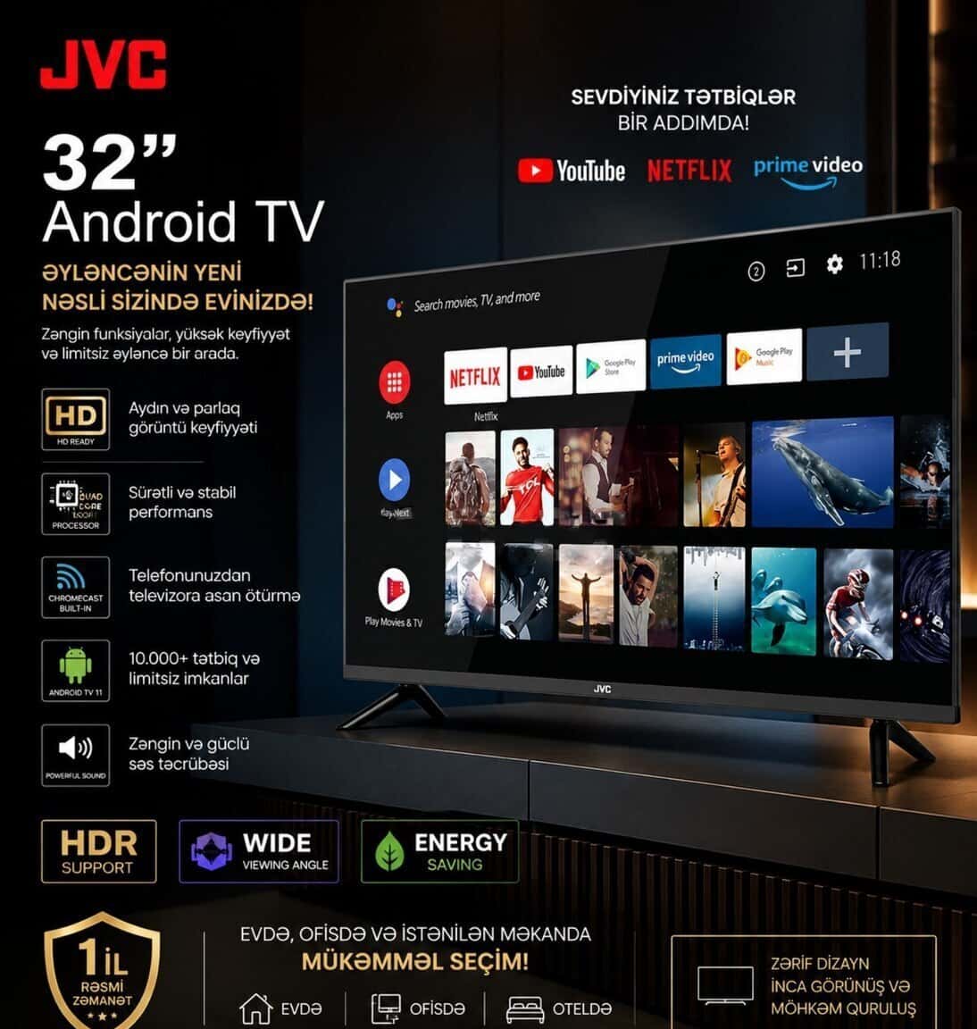 Ficher TV 32" LED - Tenderyard