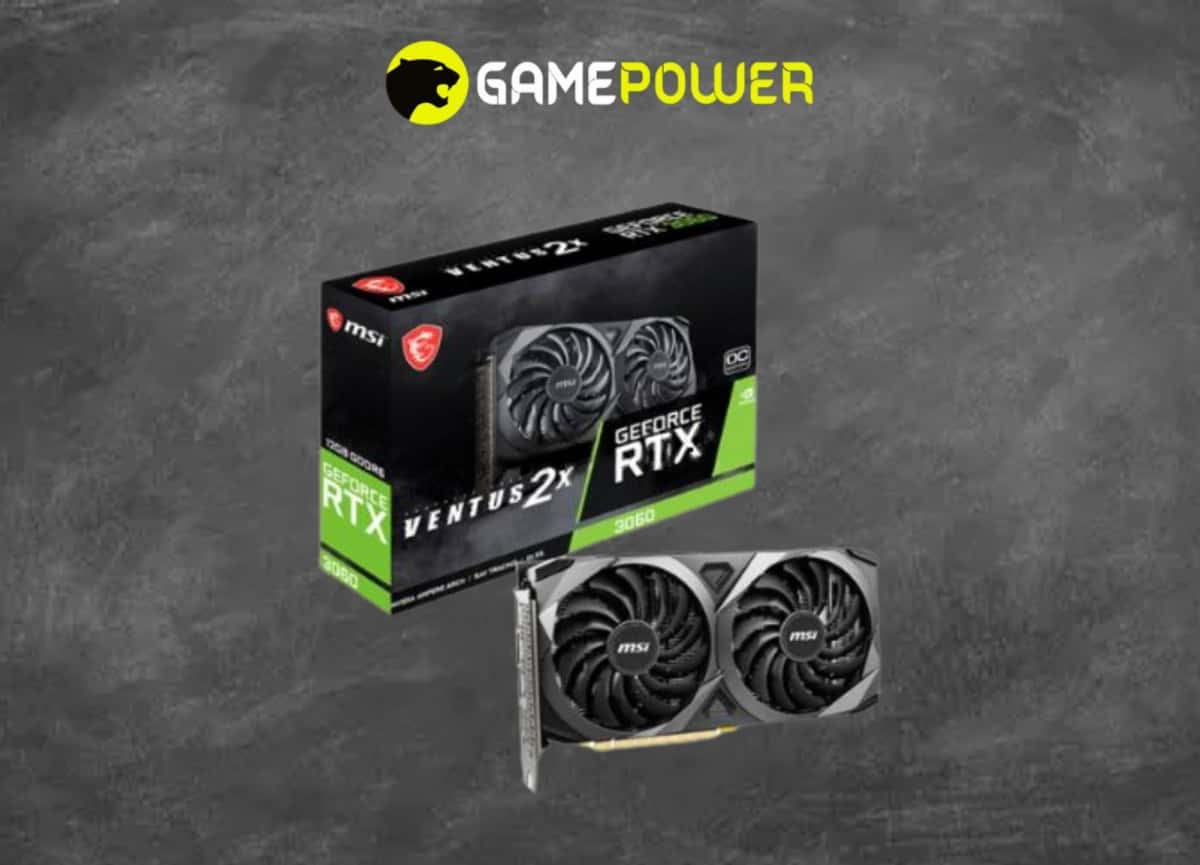 MSI RTX 3060 Ventus 2X 12GB 192-bit Graphics Card - Tenderyard