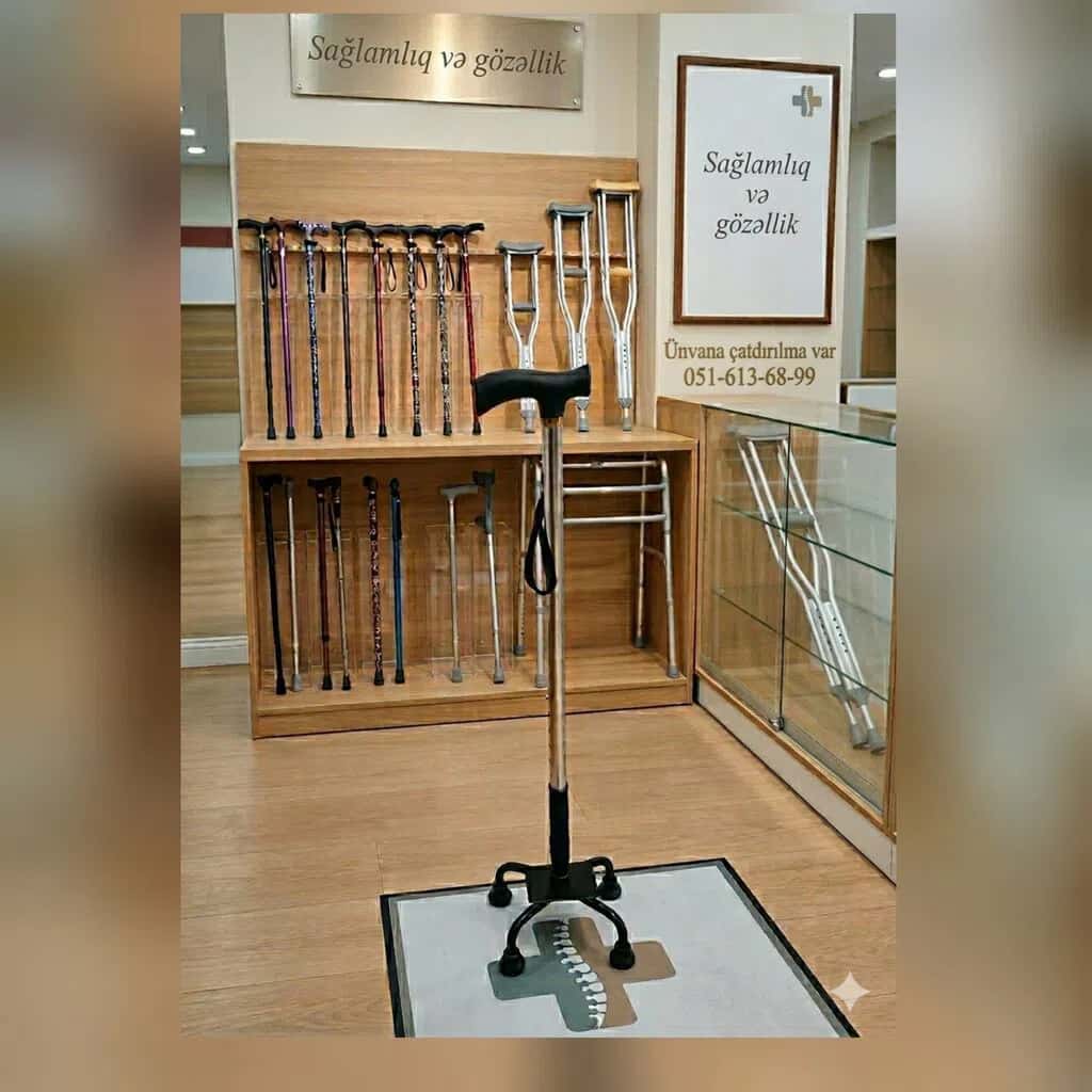 Adjustable Quadripod Cane - Tenderyard