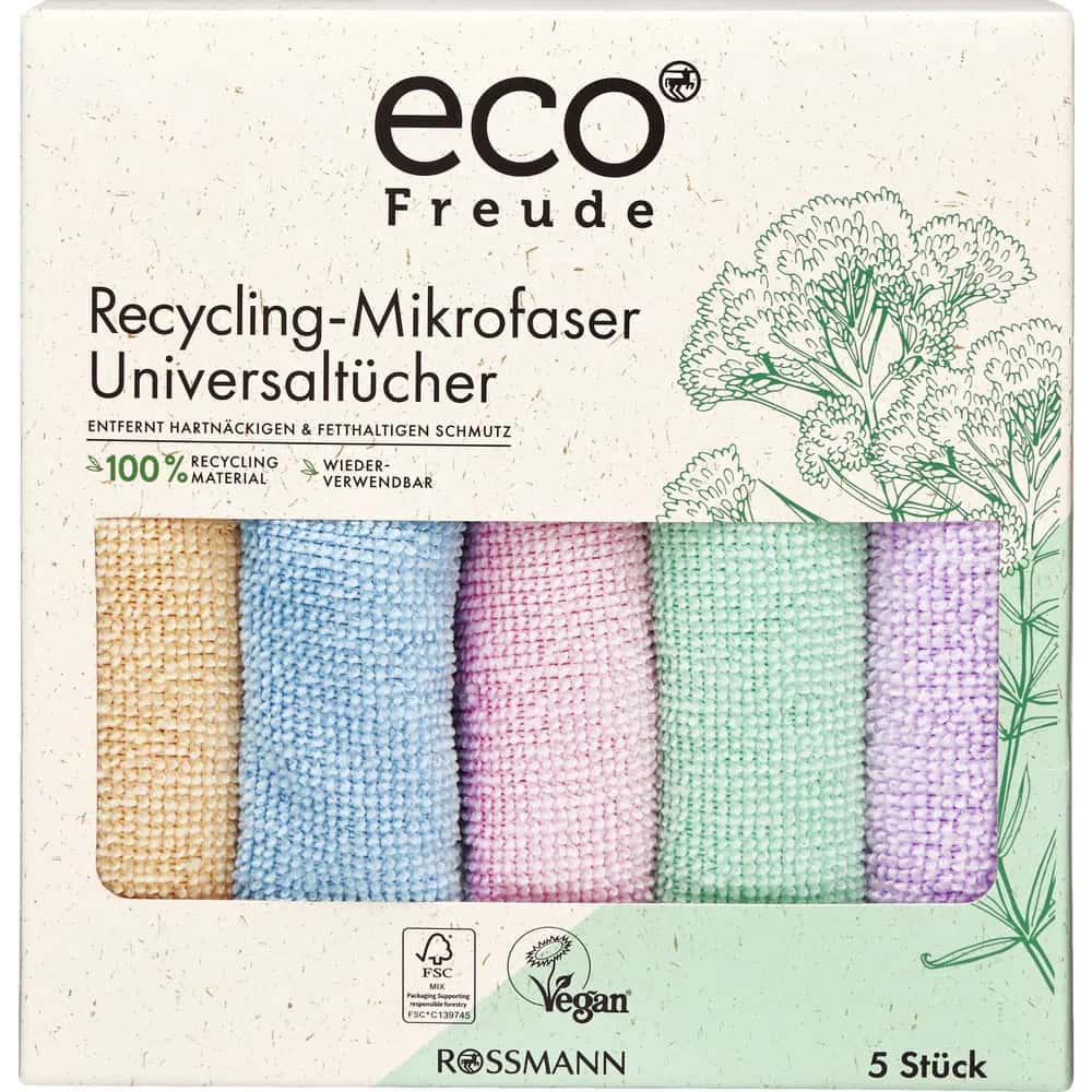 Microfiber Cleaning Cloth Set, 5 pieces - Tenderyard