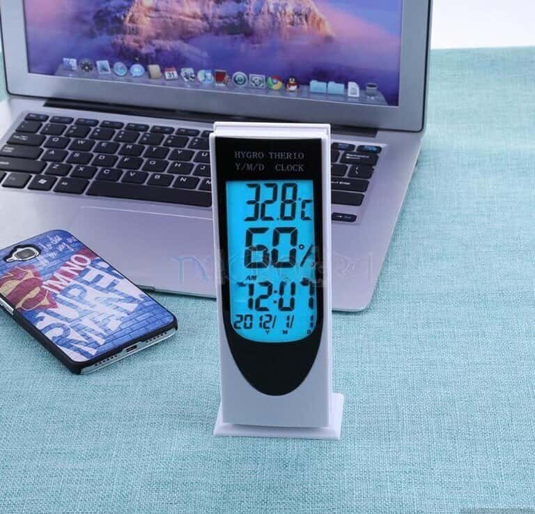 Termometr hiqrometr HTC-8 otaq üçün - Tenderyard