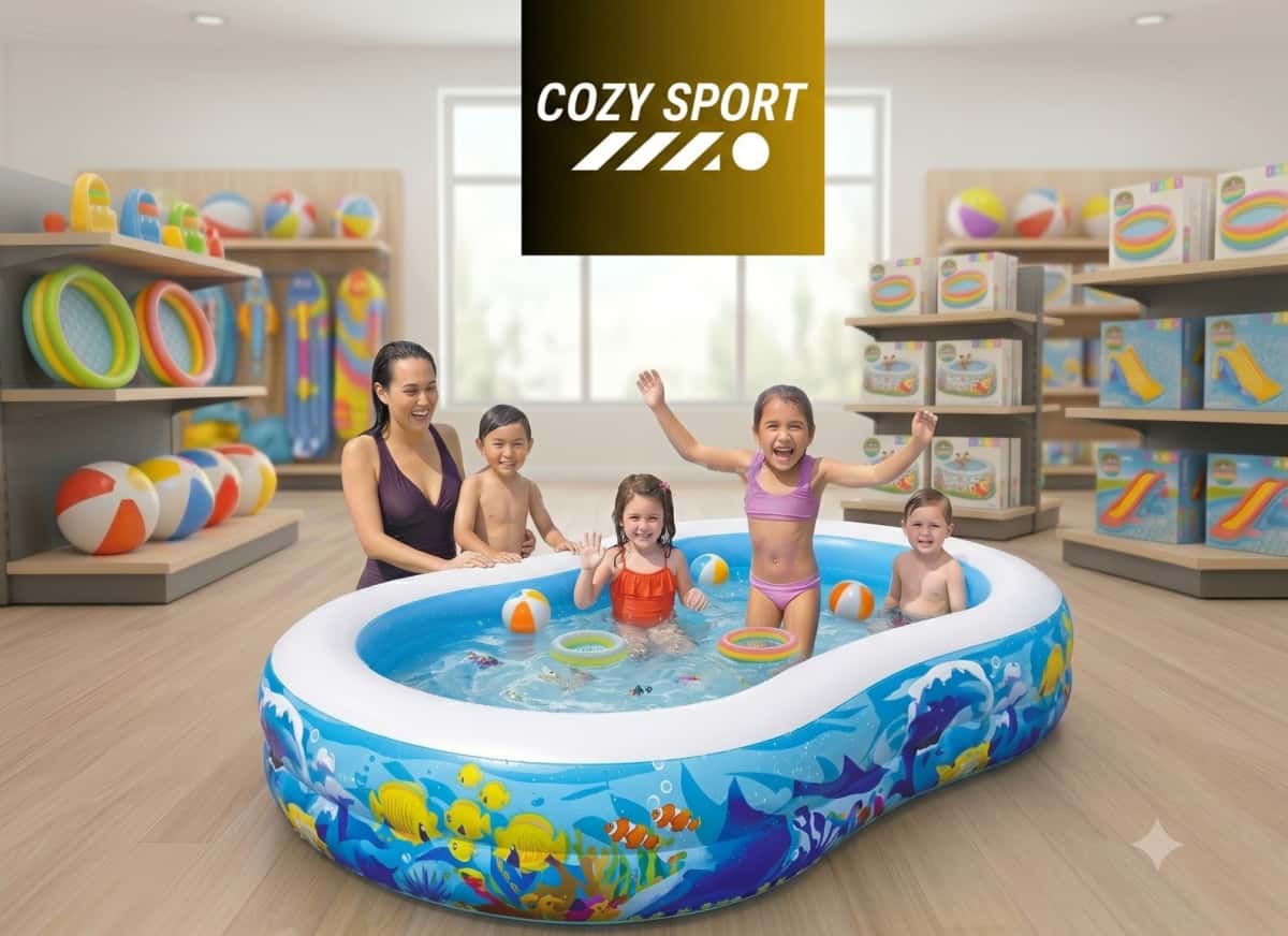 Bestway 54118 Inflatable Kids Pool 262x157x46 cm - Tenderyard
