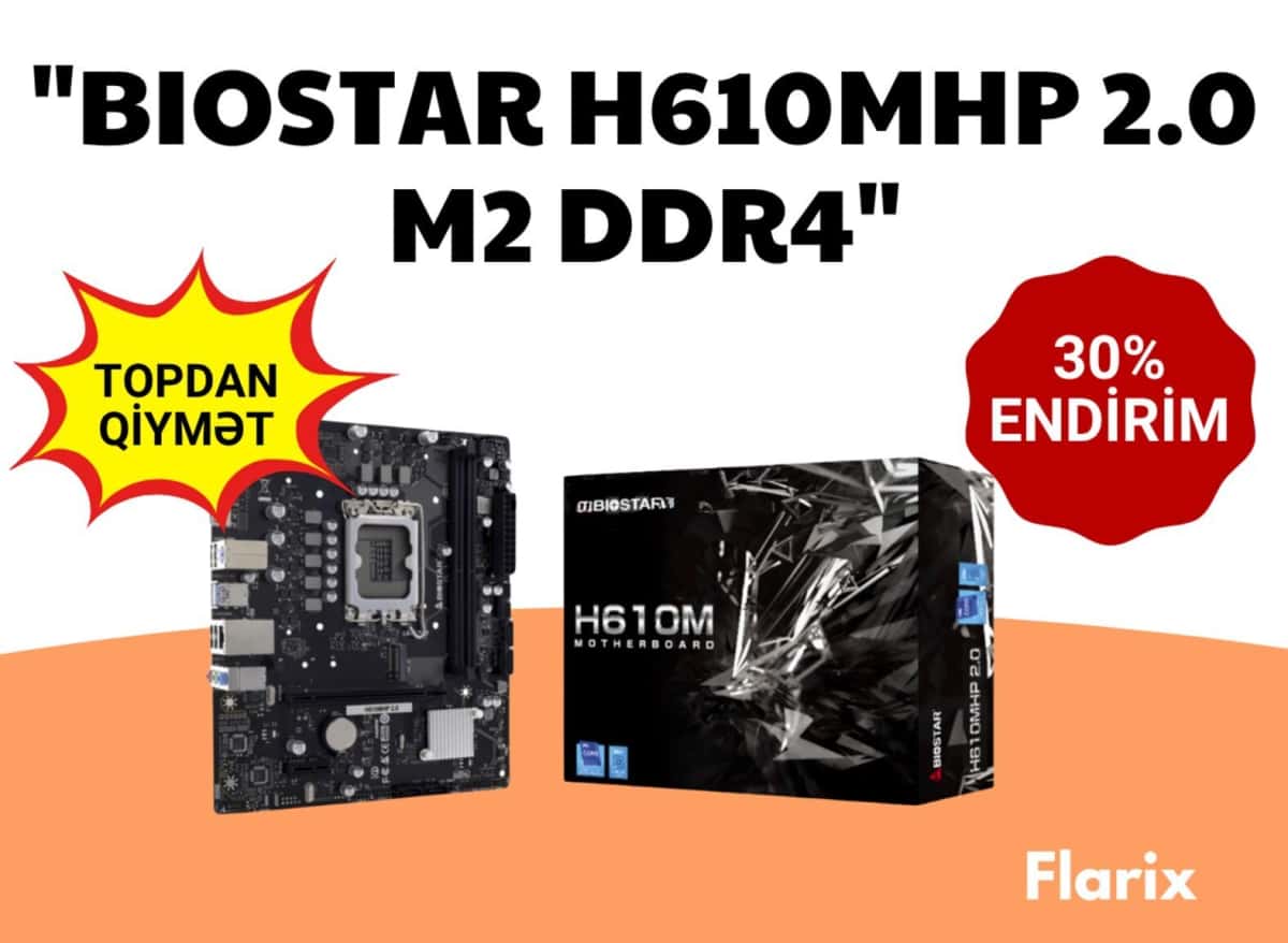 Motherboard Biostar H610MHP 2.0 M.2 DDR4 - Tenderyard