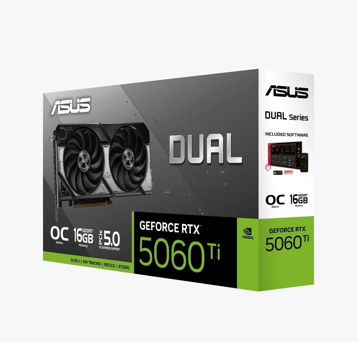 Video kart ASUS Dual RTX 5060 Ti 16GB OC Edition - Tenderyard