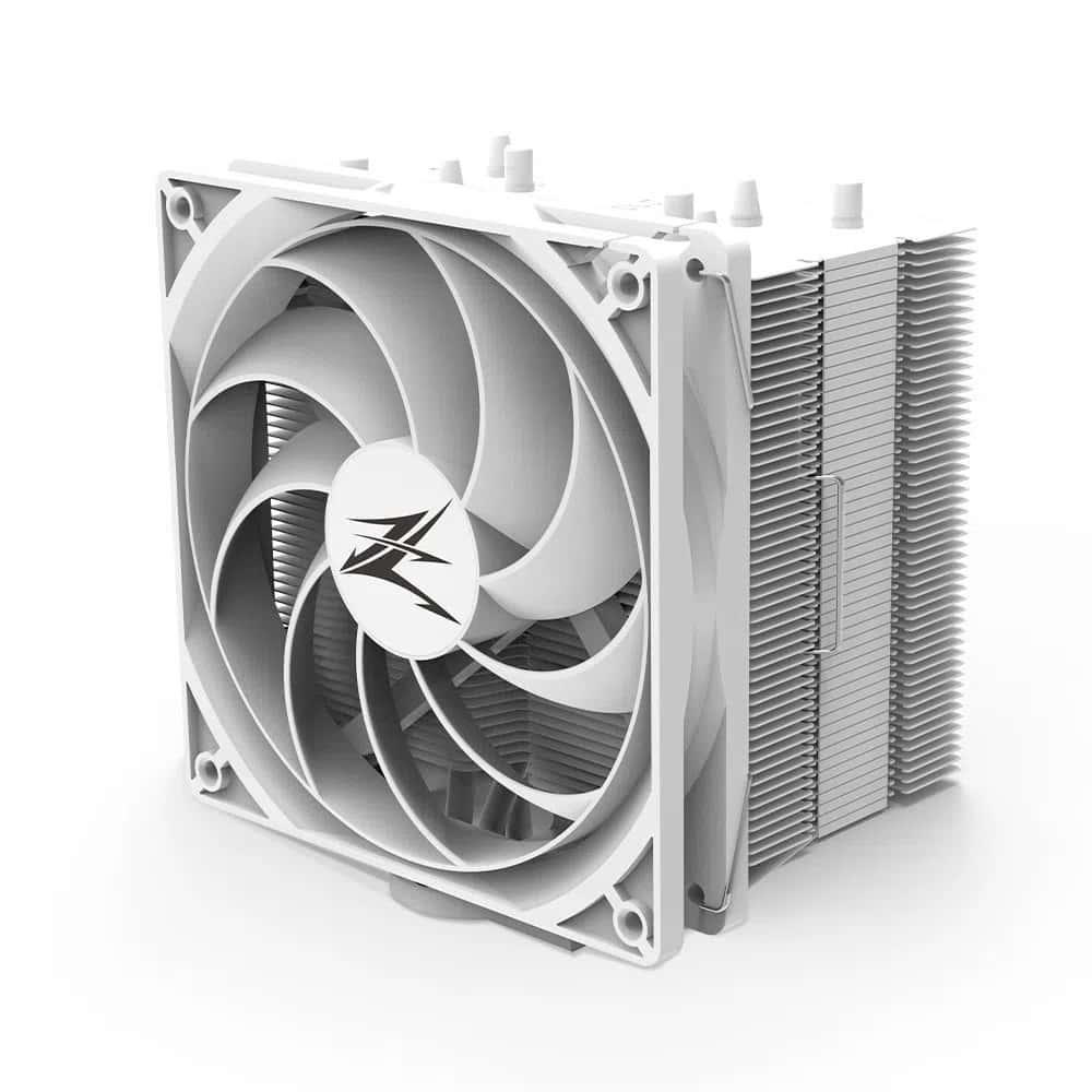 Zalman CPU cooler, white color - Tenderyard