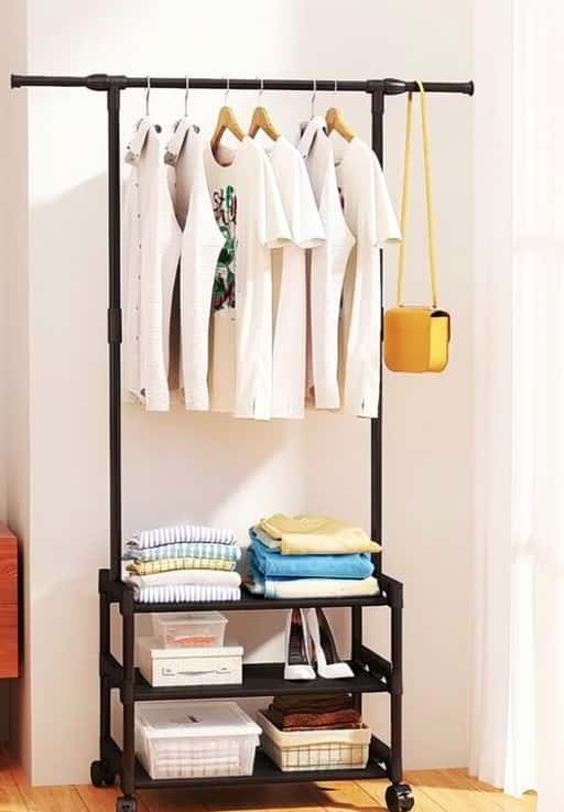 Clothes Rack Black color - Tenderyard