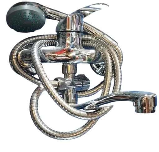 Shower faucet, Silver color - Tenderyard