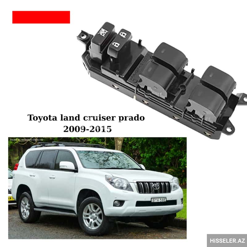 Window switch control panel for Toyota Land Cruiser - Tenderyard