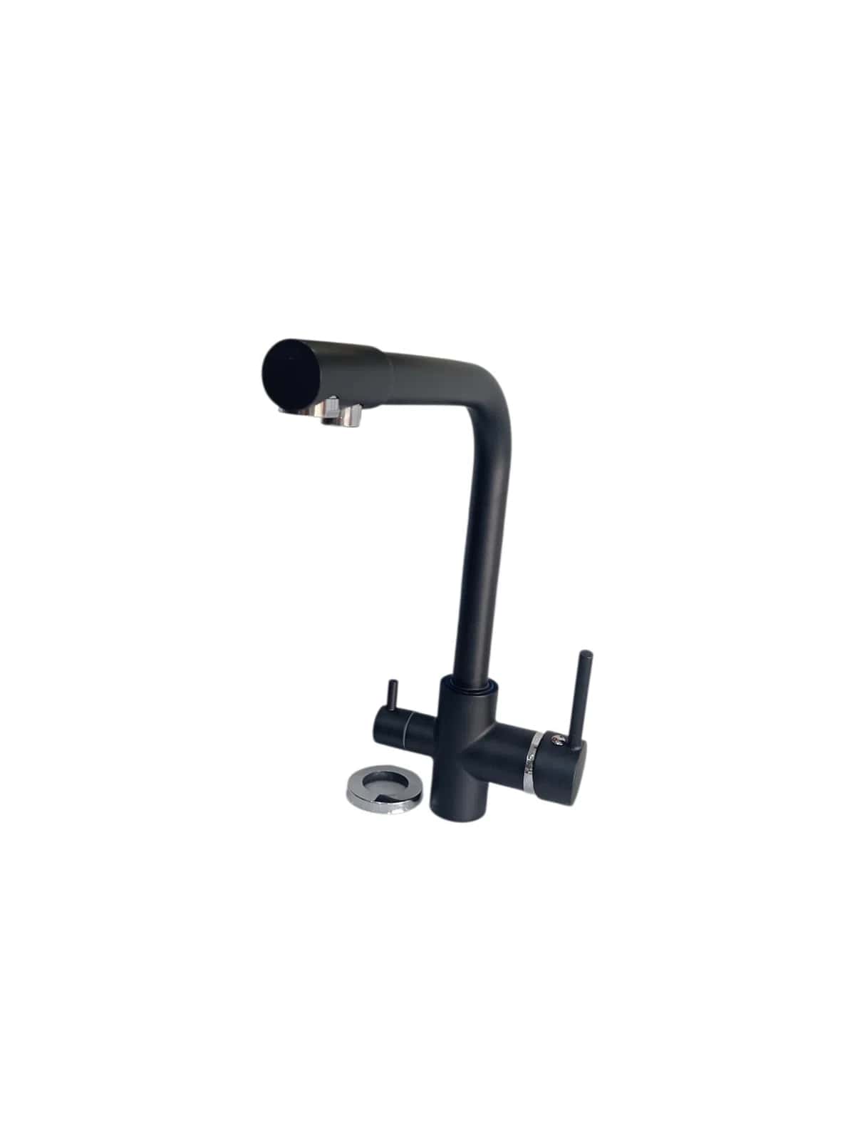 Kitchen faucet with filter, Black color - Tenderyard
