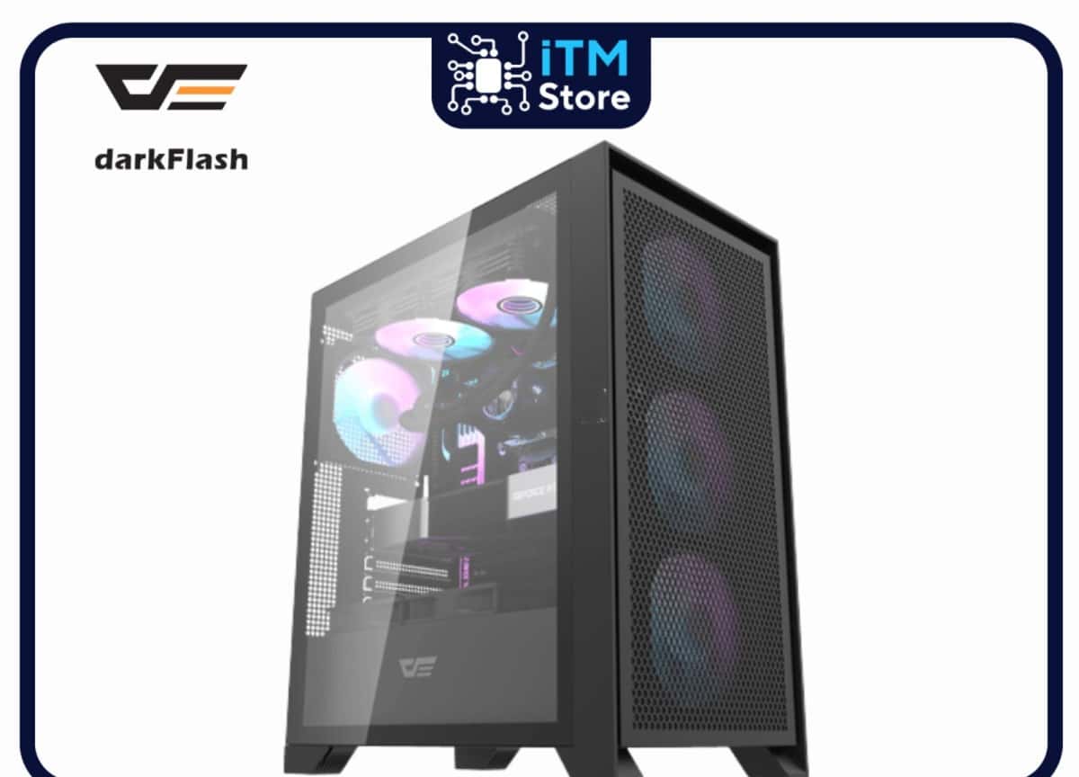 Computer case Aigo Darkflash DRX70 Black ATX - Tenderyard