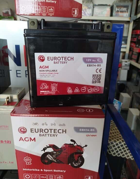 Akkumulyator Eurotech AGM 12V 14Ah - Tenderyard