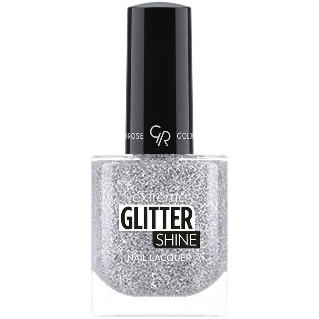 Golden Rose Glitter Shine 204 Silver Nail Polish 10.2 ml - Tenderyard