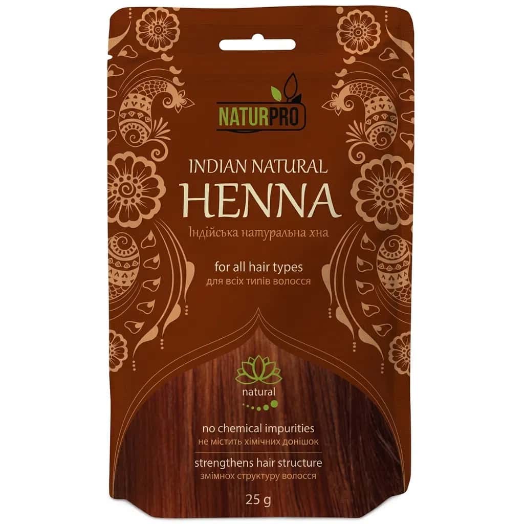 NaturPro Təbii Saç Xınası - Kaştan 400, 25 q - Tenderyard