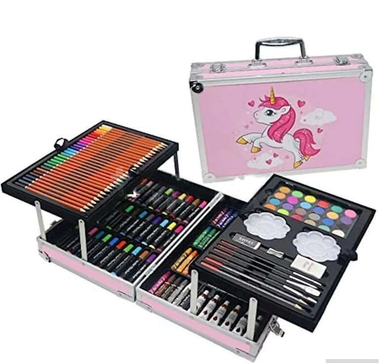 Unicorn Art Drawing Set (Pink) - Tenderyard