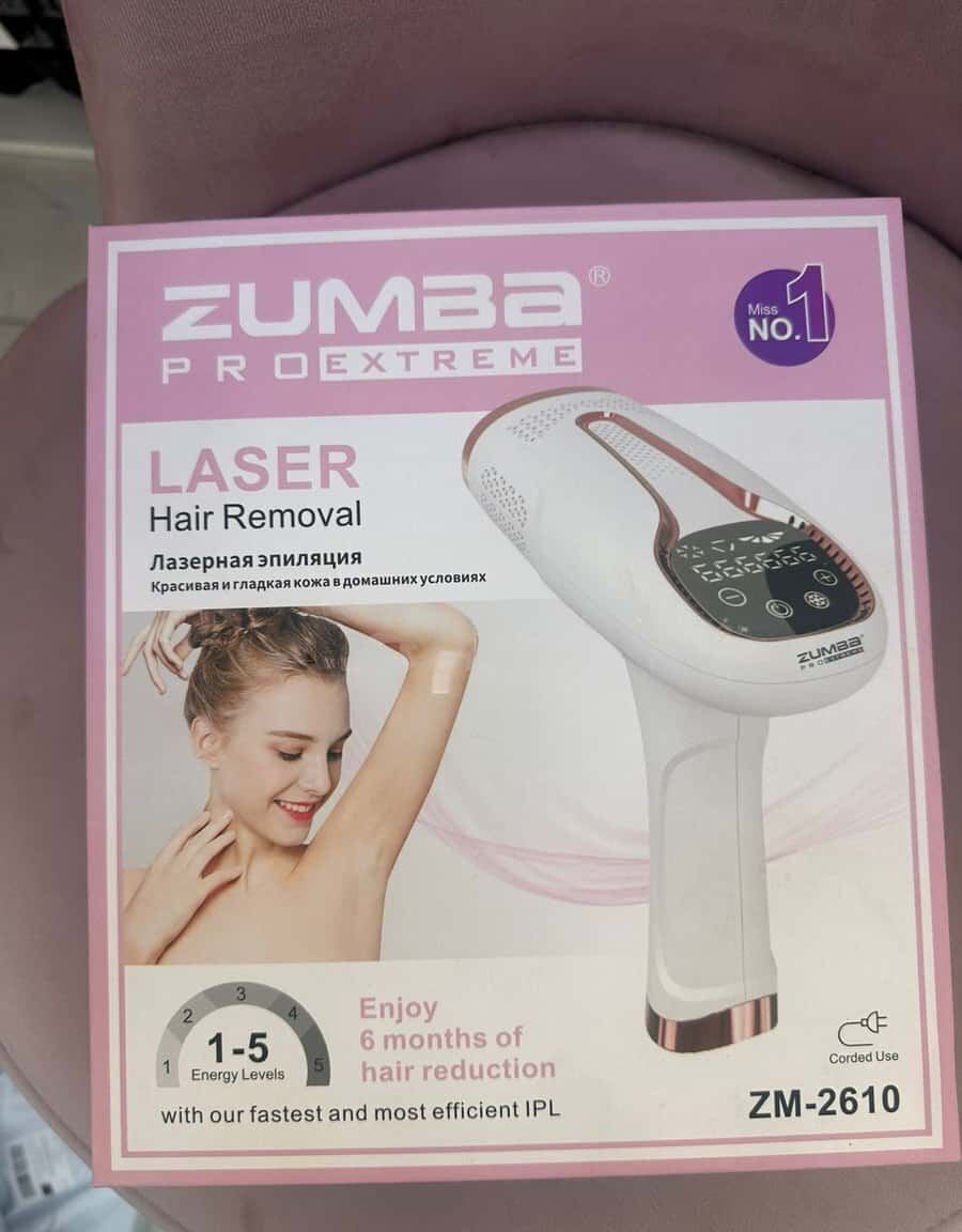 Zumba ZM-2610 IPL Laser Hair Removal Device - Tenderyard