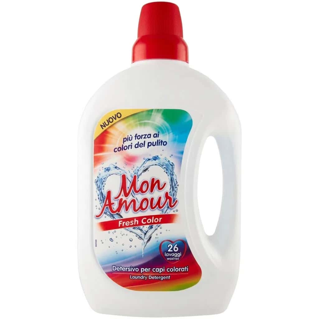 Mon Amour Color Laundry Detergent Gel for Colored Clothes, 1560 ml - Tenderyard