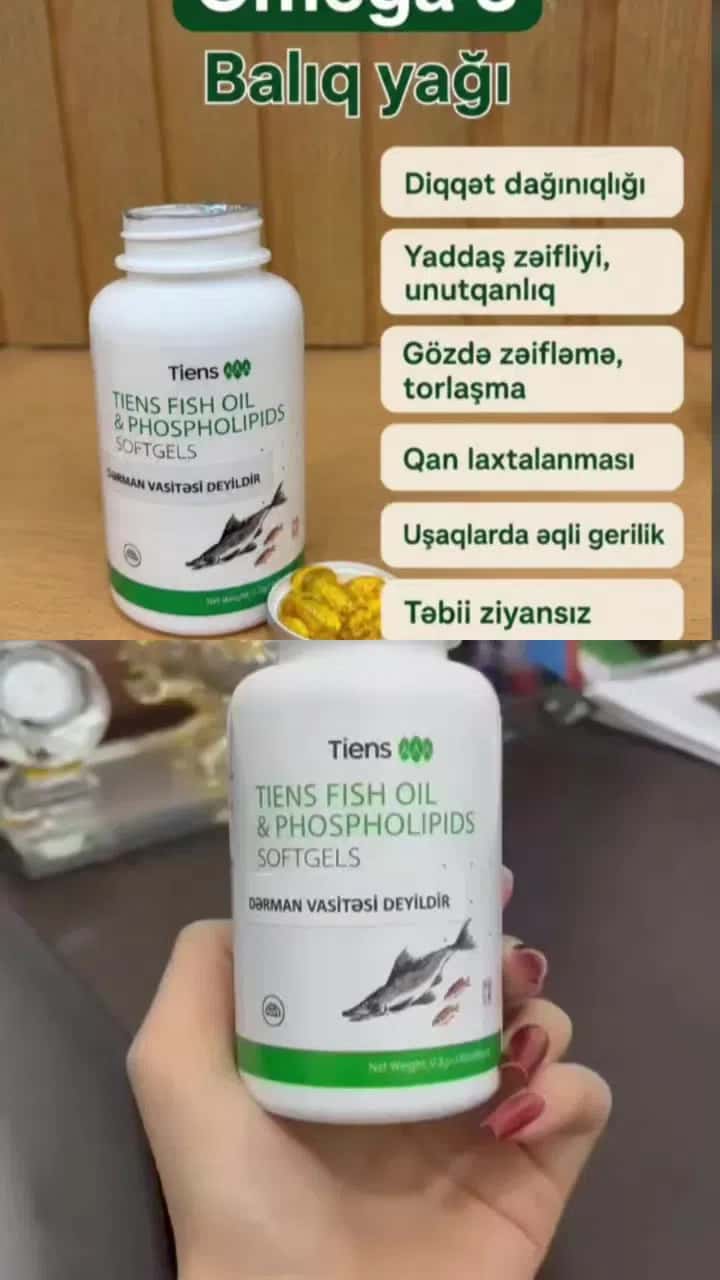 Balıq yağı Tiens Fish Oil & Phospholipids - Tenderyard