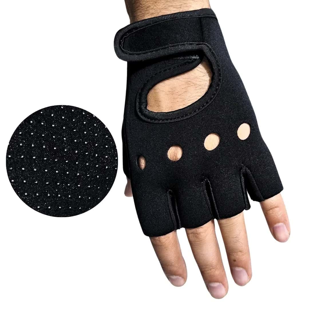 Men's gloves, Black color, Size S - Tenderyard