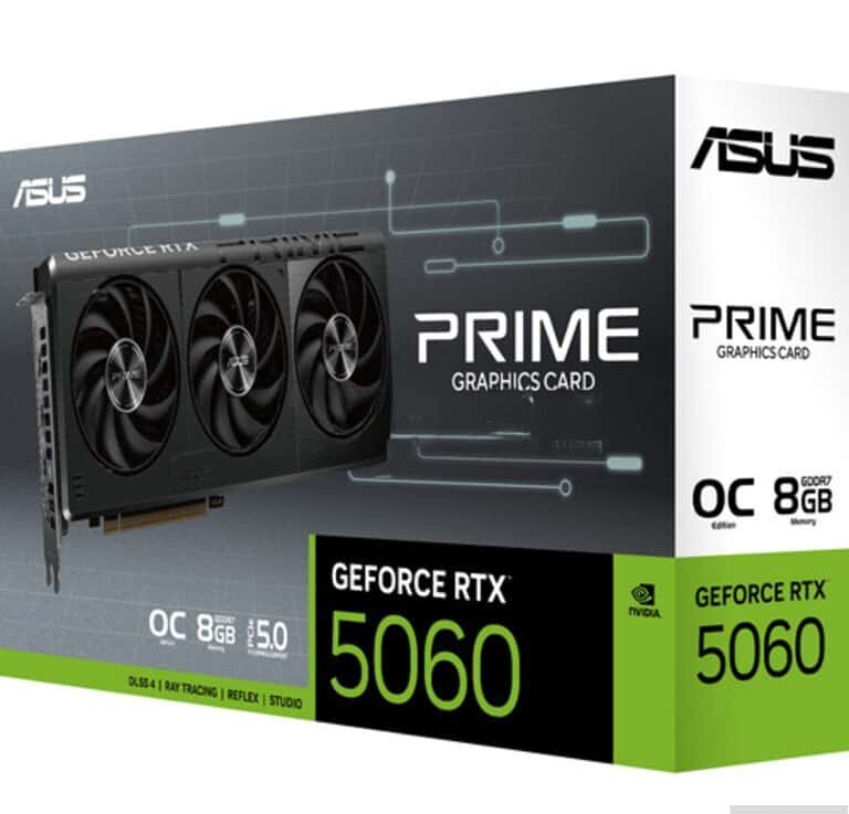 Videokart ASUS GeForce RTX 5060 Prime OC 8GB GDDR7 - Tenderyard