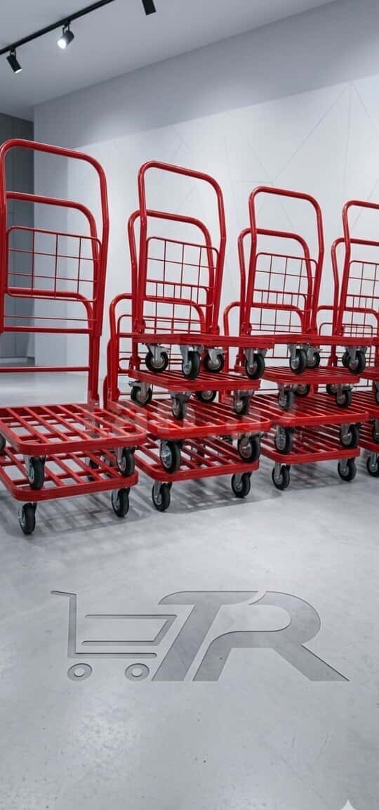 Metal hand truck with wheels - Tenderyard