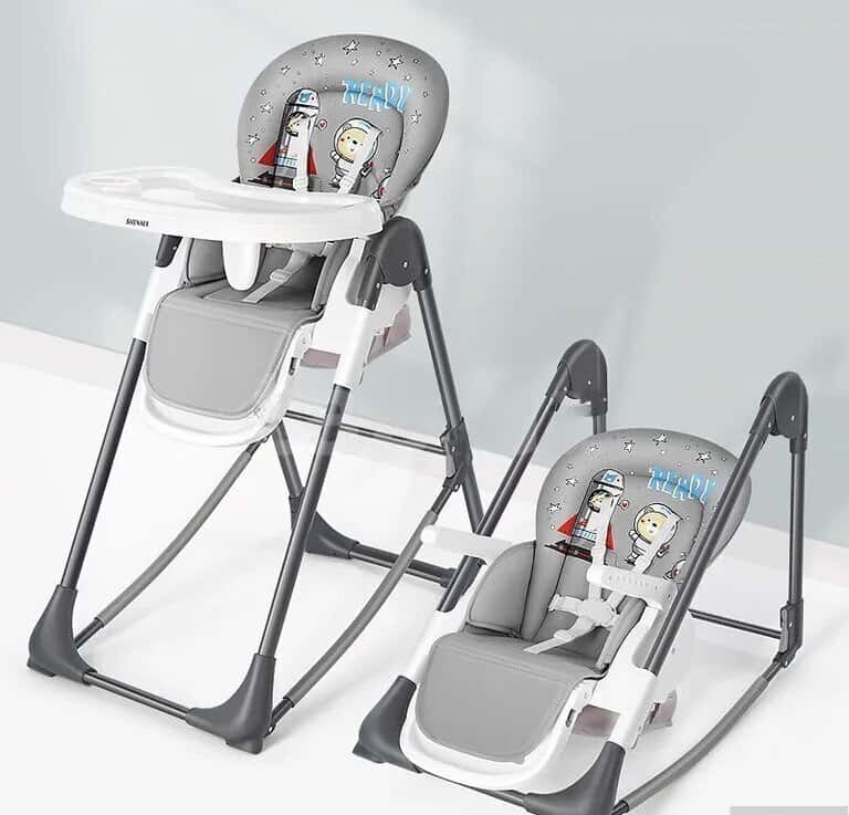 Unisex baby high chair, Mixed color - Tenderyard