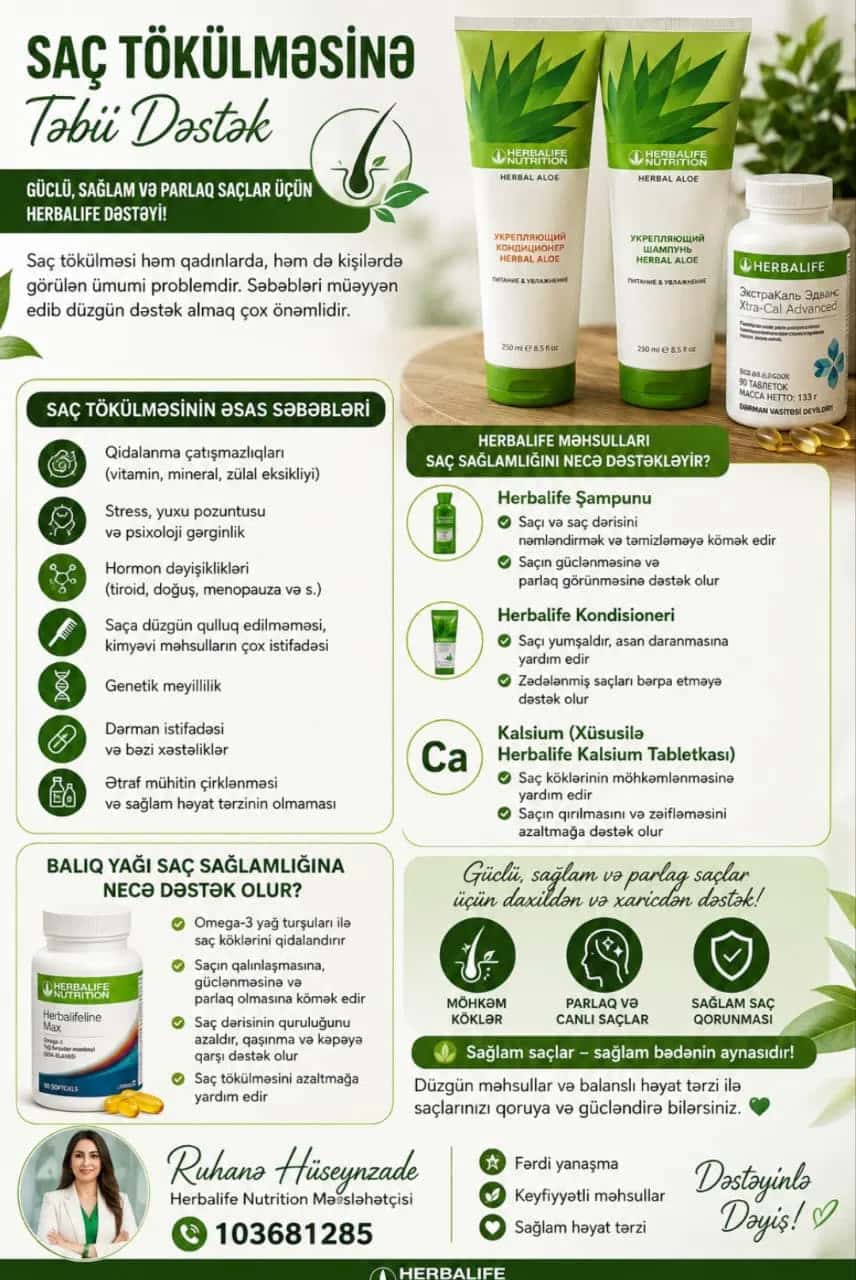 Saç baxım dəsti Herbalife - Tenderyard