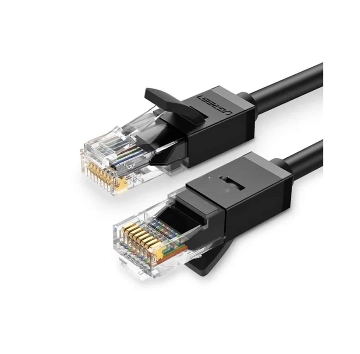 LAN cable Ugreen 2 meters Cat6 U/UTP Black - Tenderyard
