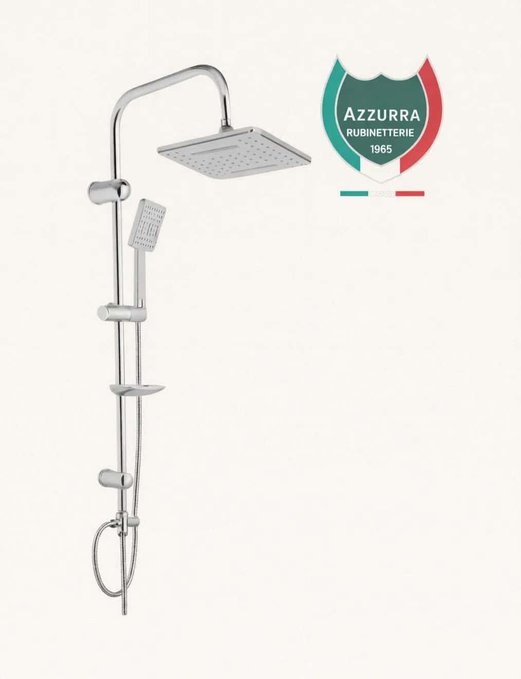 Round shower head, Silver color - Tenderyard