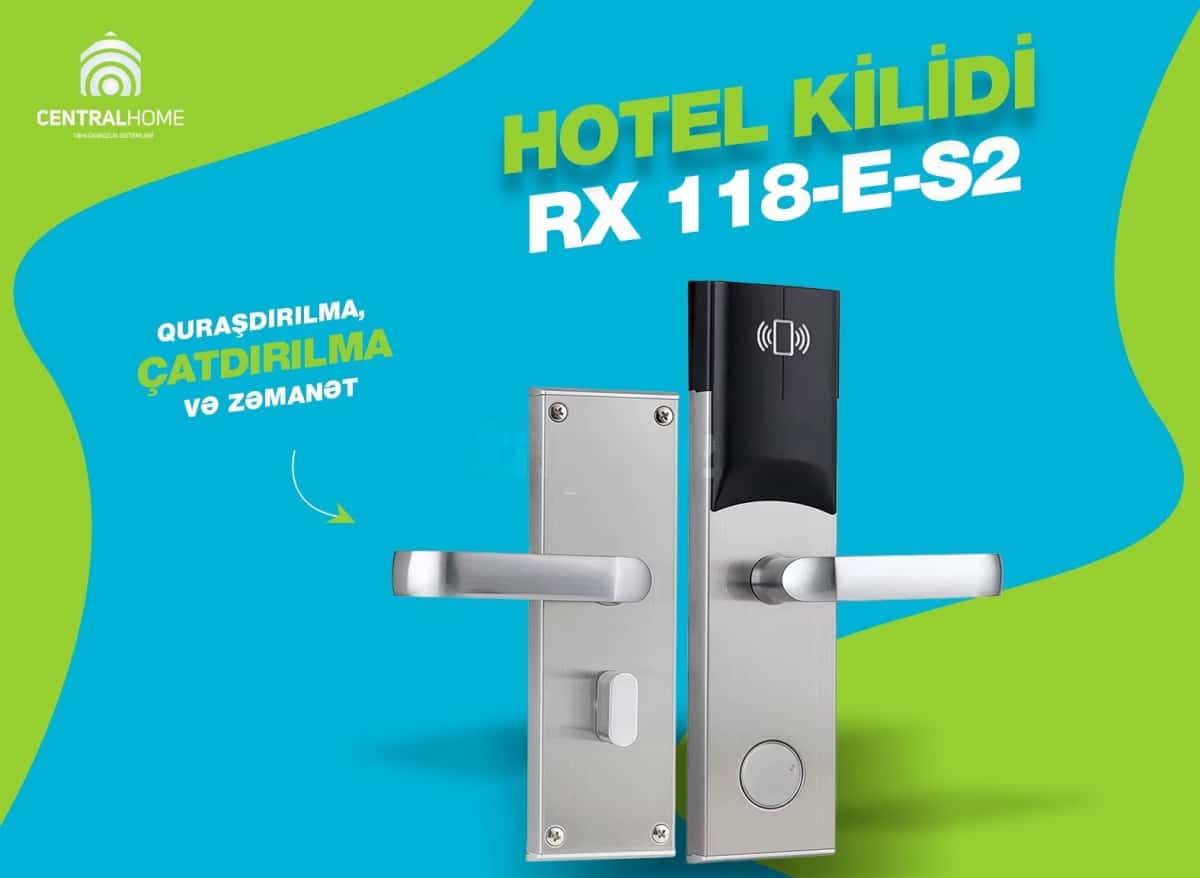 Hotel door lock RX 118-E-S2 - Tenderyard