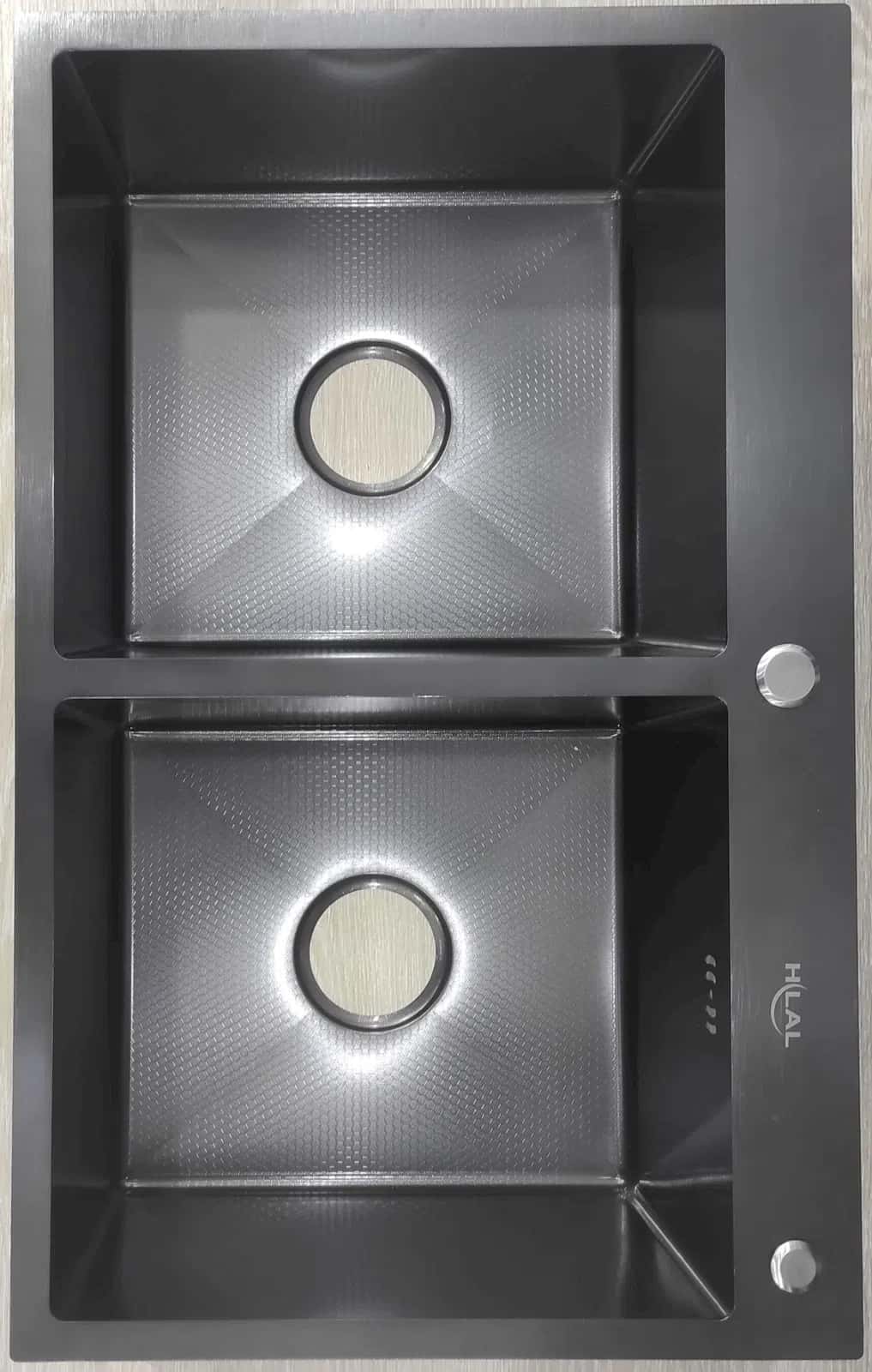 Square sink, Black color - Tenderyard