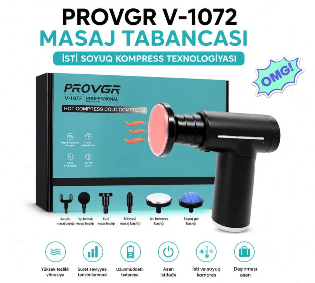 PROVGR V-1072 Professional with Hot and Cold Compress - Tenderyard