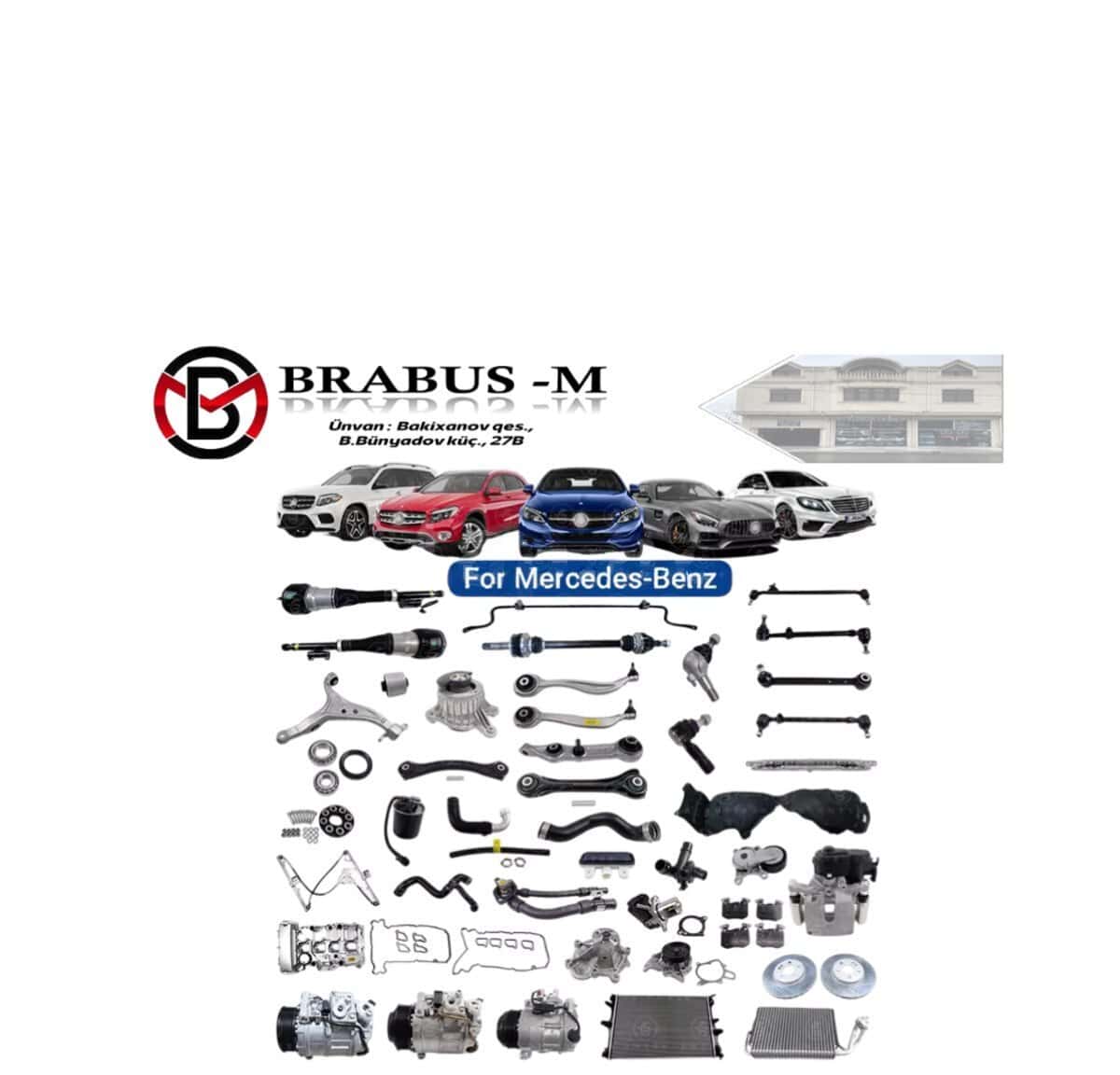 Spare parts for Mercedes W210 - Tenderyard