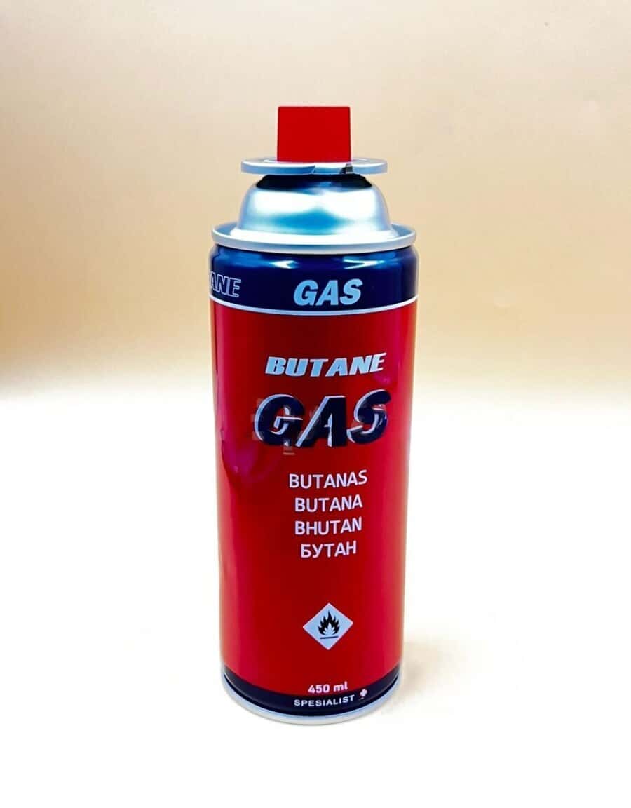 Gas canister 450ml butane - Tenderyard