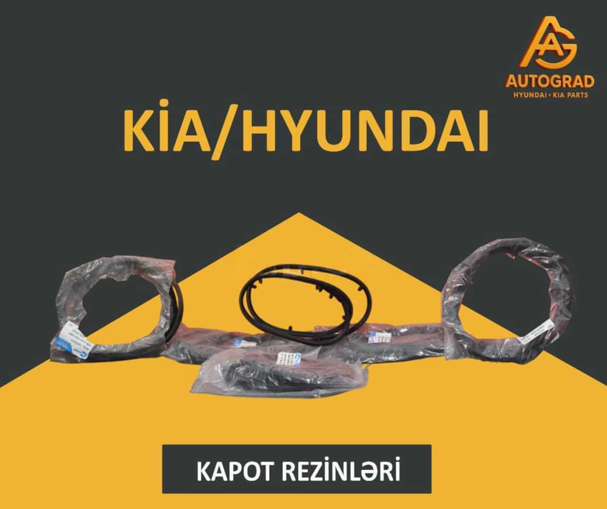 Kapot rezinləri Hyundai və Kia modelləri üçün - Tenderyard
