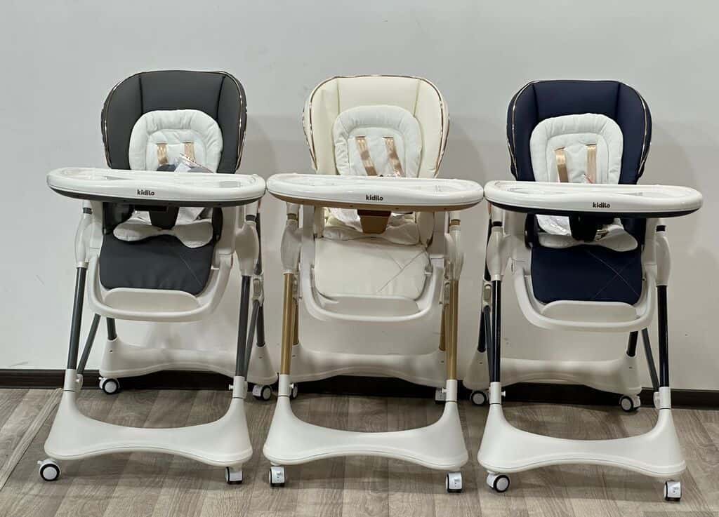 Unisex baby high chair, Mixed color - Tenderyard