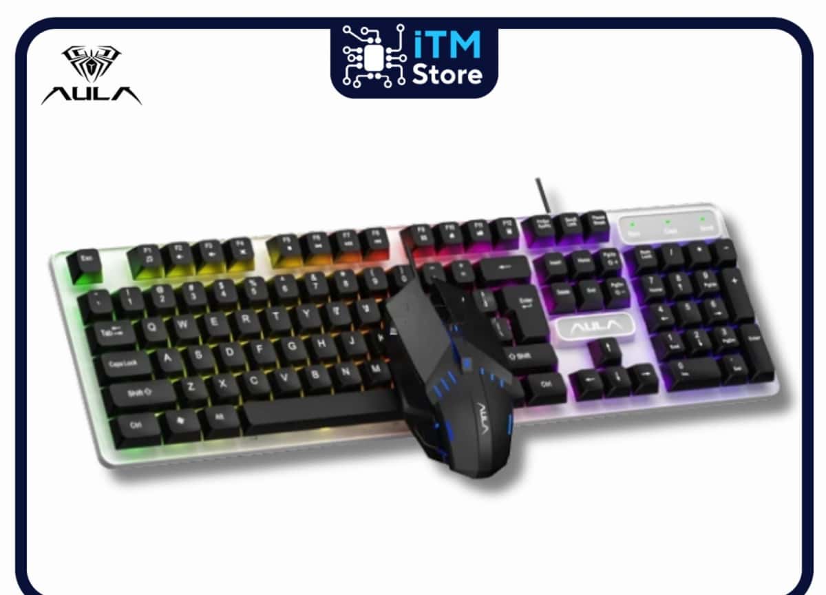 Gaming keyboard and mouse combo Aula F3061 - Tenderyard
