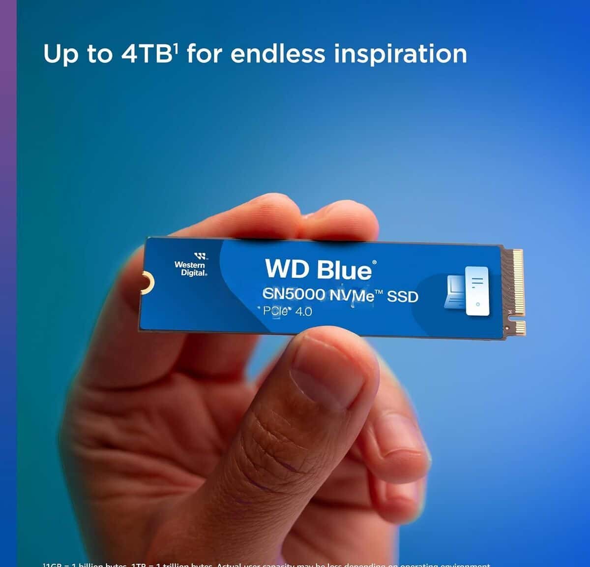 SSD WD Blue SN5000 500GB NVMe M.2 - Tenderyard