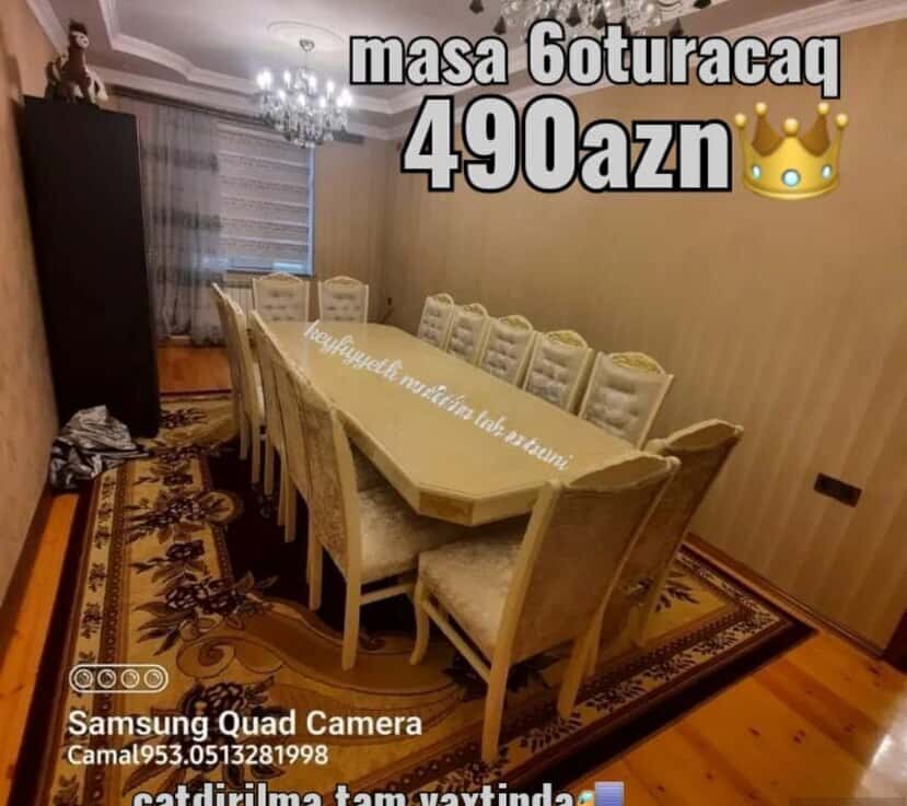 Masa-stul dəsti, Qarışıq rəng - Tenderyard