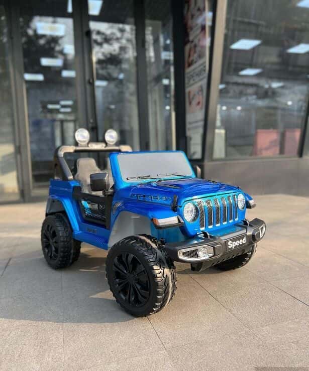 Uşaq avtomobili Jeep Wrangler mavi - Tenderyard
