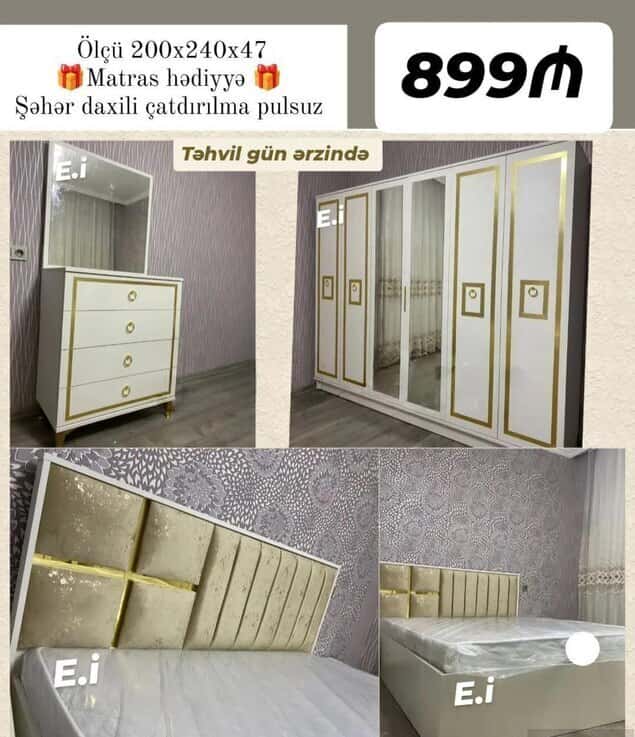 Yataq otağı dəsti No brand Bej rəng - Tenderyard