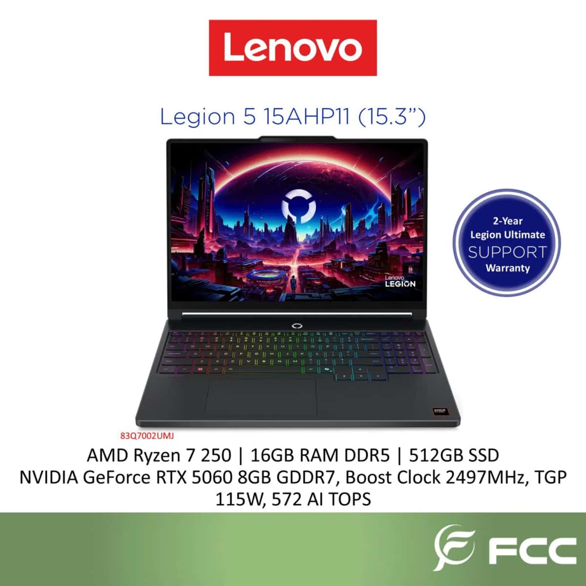 Laptop Lenovo Legion 5 - Tenderyard