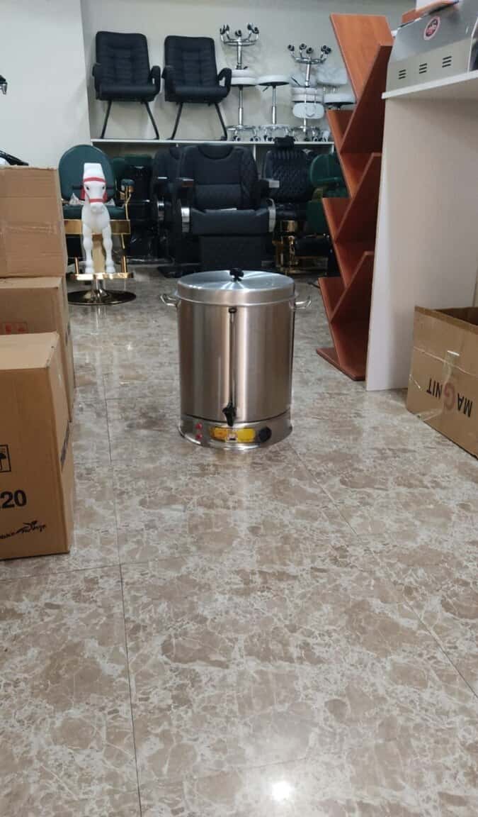 Samovar Paslanmayan polad material - Tenderyard
