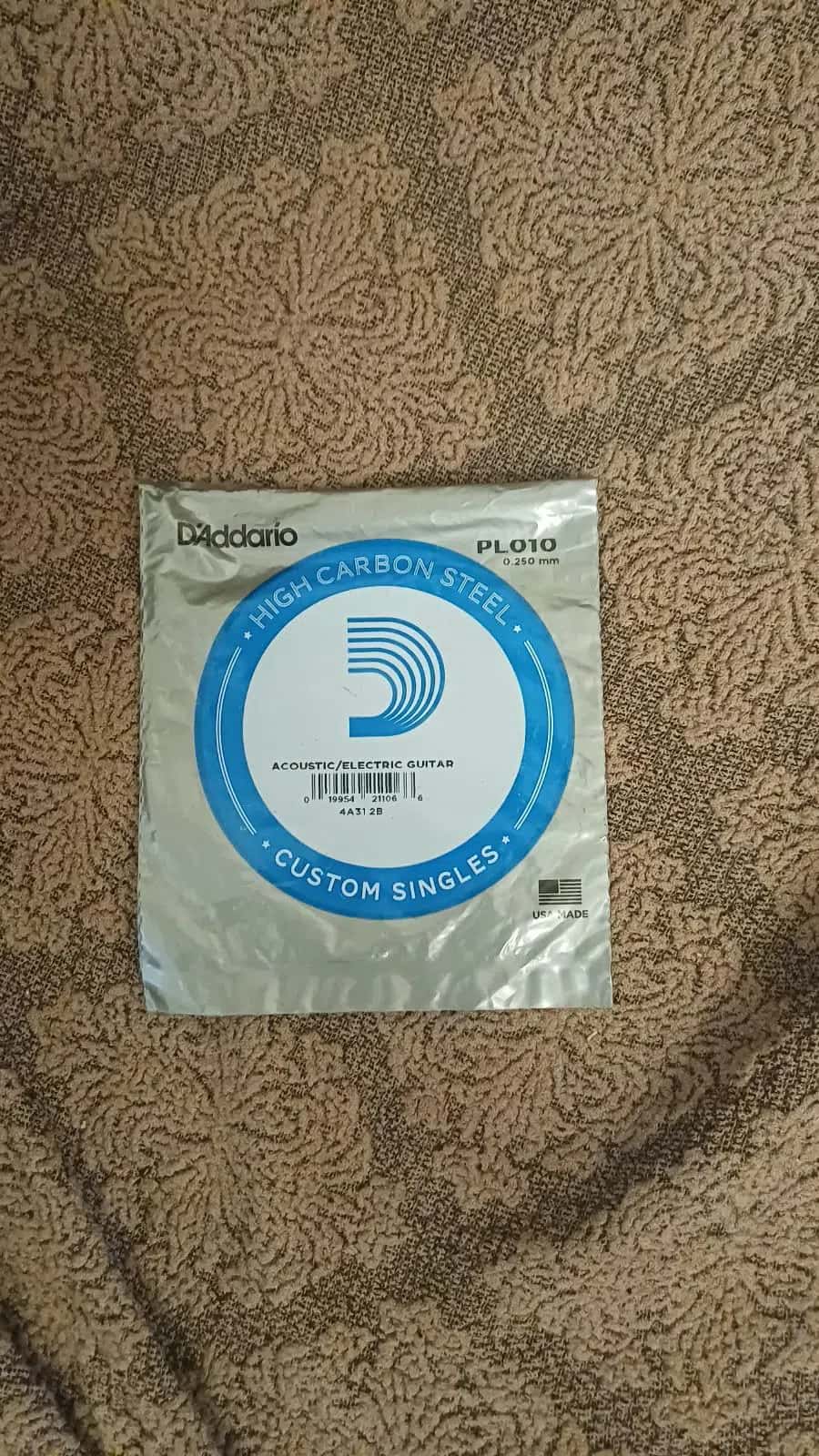 Guitar string D'Addario PL010 - Tenderyard