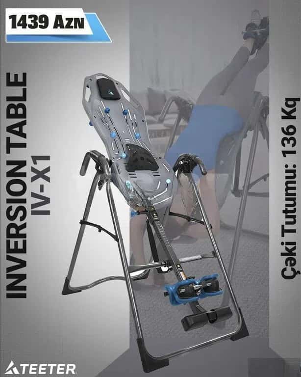 Inversion table, spinal traction table for back pain - Tenderyard