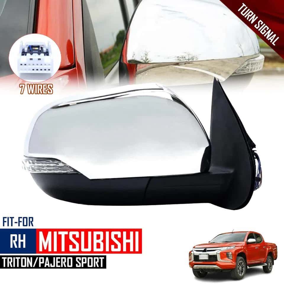 Mitsubishi L200 2019 правое хромированное зеркало - Tenderyard